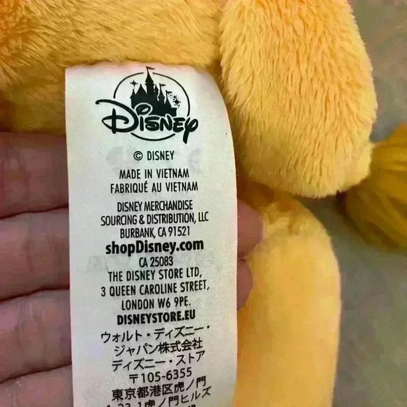 Large Disney Store Lion King Simba Plush Stuffed Animal Excellent Condition - Picture 3 of 9